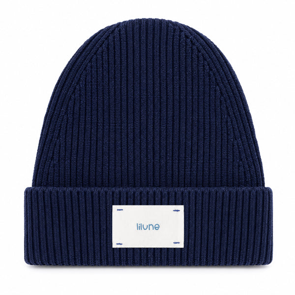 Navy Winter Hat | Lilune Outerwear