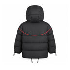Black Winter Puffer Coat | Lilune Outerwear