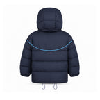 Navy Winter Puffer Coat | Lilune Outerwear